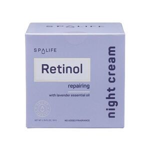 SpaLife Retinol Repairing Night Cream 1.76 fl oz w/ Lavender essential oil NWT